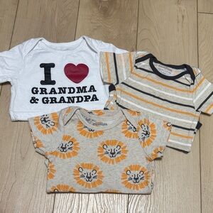 Kids' Assorted T-Shirts - White, Orange, Gray